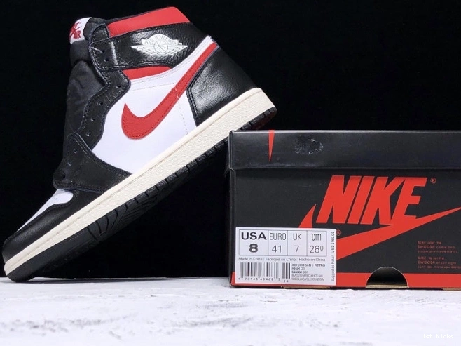 - OG Air 1 'Gym Retro 061 High 555088 Jordan Red' 0702
